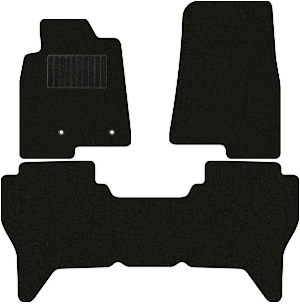 Коврики "Классик" в салон Mitsubishi Pajero III (suv / V70 (5 дв.)) 2003 - 2006, черные 3шт.