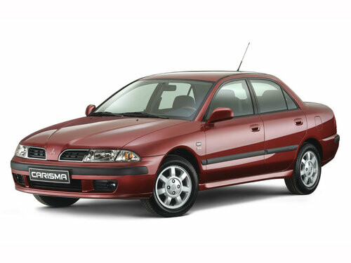 Коврики ЭВА "EVA ромб" для Mitsubishi Carisma (седан / DA) 1999 - 2005, черные, 4шт.