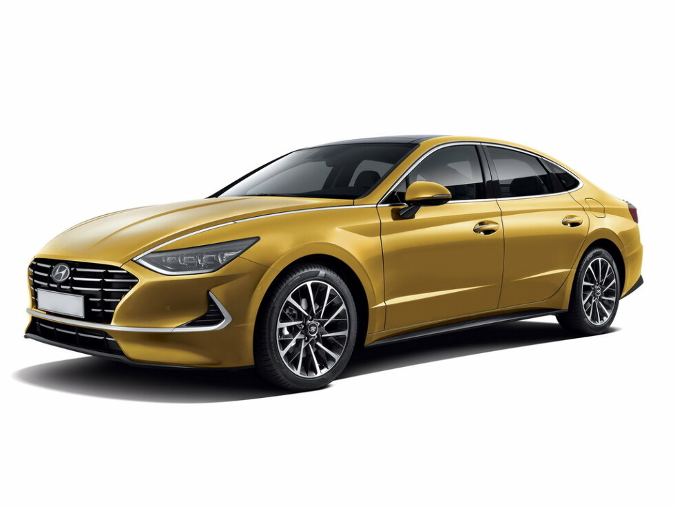 Коврики ЭВА "EVA сота" для Hyundai Sonata VIII (седан / DN8) 2019 - Н.В., черные, 3шт.