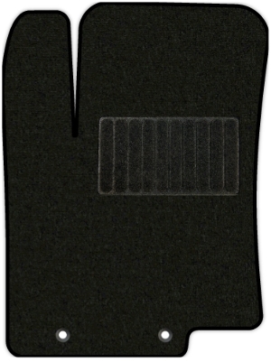 Коврики текстильные "Стандарт" для Kia Rio III (хэтчбек 5 дв / QB) 2015 - 2017, черные, 1шт.