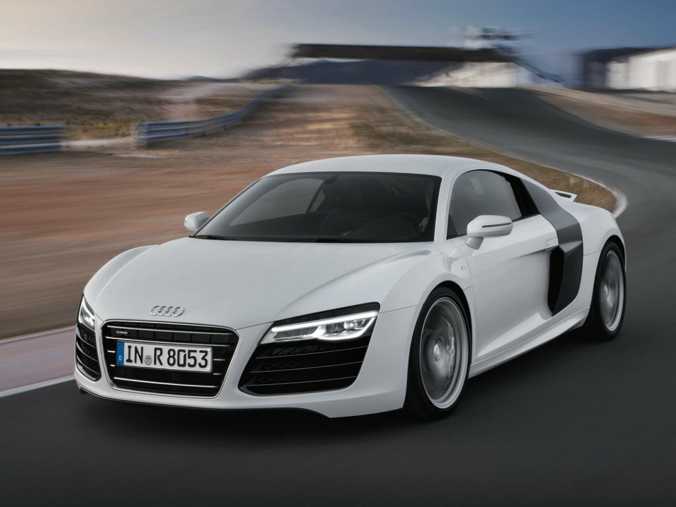 Коврики ЭВА "EVA сота" для Audi R8 I (купе / 42) 2006 - 2015, черные, 2шт.