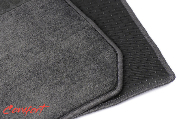 Коврики текстильные "Комфорт" для Mazda 6 (седан / GJ) 2015 - 2018, темно-серые, 5шт.