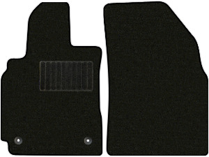 Коврики текстильные "Стандарт" для Chevrolet Monza IV (седан) 2022 - Н.В., черные, 2шт.