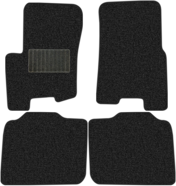 Коврики текстильные "Классик" для SsangYong Tager (suv / KJ) 1996 - 2011, темно-серые, 4шт.